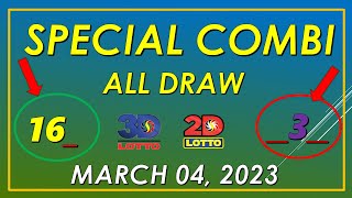 SPECIAL COMBI/SWERTRES LOTTO/EZ2 LOTTO, GUIDE,MARCH 04, 2023@GamingChannel15K36