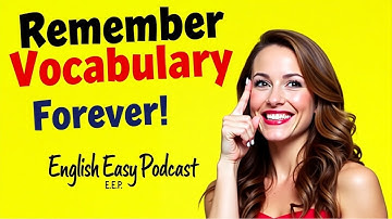 How to NEVER Forget English Words | English Podcast | Shadowing Practice With Slow, Clear
