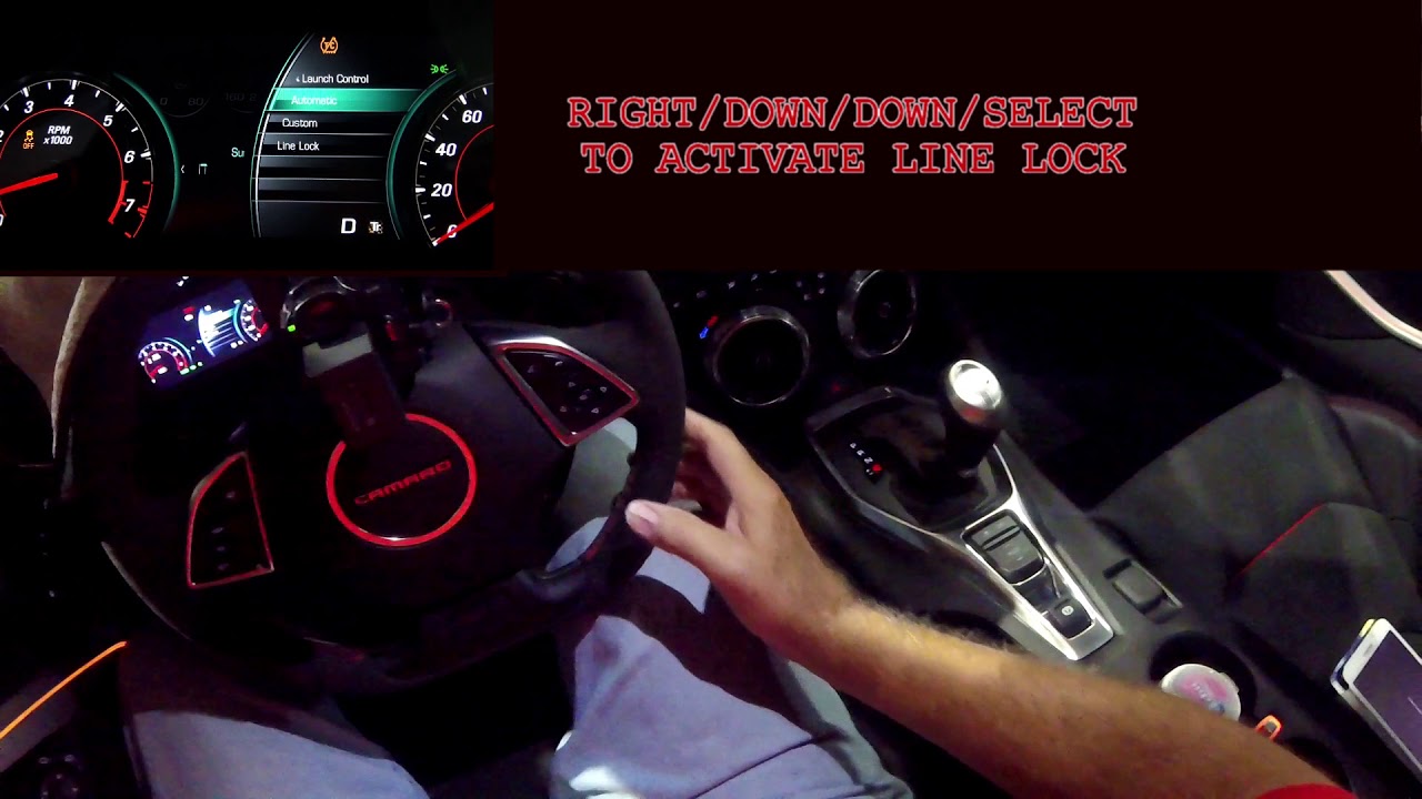 Line Lock 2017 Zl1 Camaro how to YouTube