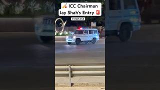 ICC Chairman Jay Shah’s Entry with Security in Mumbai traffic #Shorts#India#car#cricket