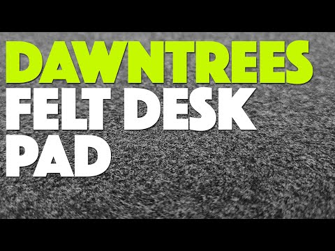 Felt Desk Pad by Dawntrees — video thumbnail