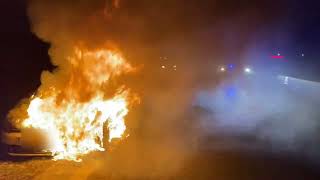 Fahrzeugbrand S5 Krems