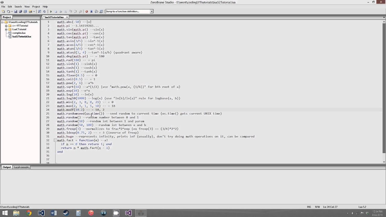 lua-5-2-tutorial-17-the-math-library-youtube