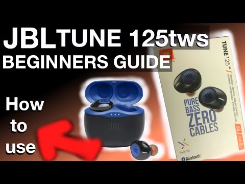 How to use the JBL TUNE125tws (Beginners Guide) - YouTube