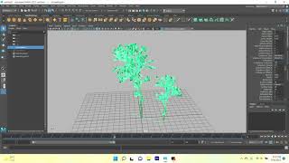 Maya nCloth Tree falling Leaves Animation Wealth