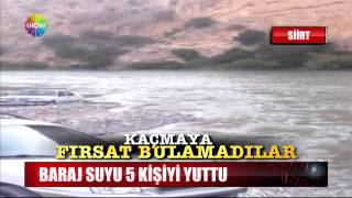 Siirt'te baraj felaketi