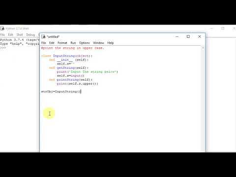 python change the string to upper case.