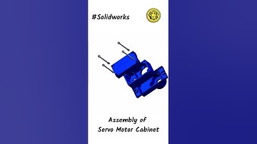 Mystery Unveiled: 3D Animation of Servo Motor Cabinet Assembly #solidworks  #3danimation