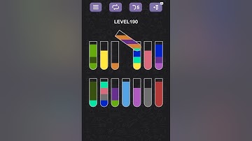 Water Sort Puzzle level 190#subscribe#games #gameplay