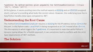 Famous Solving TypeError When Calling .NET Method with Pythonnet Wealth