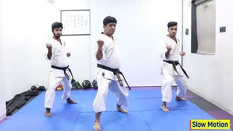 Uchi uke - In to Out block with Moving forward & Backward on Zenkutsu-dachi | ASAI INDIA | AISKF