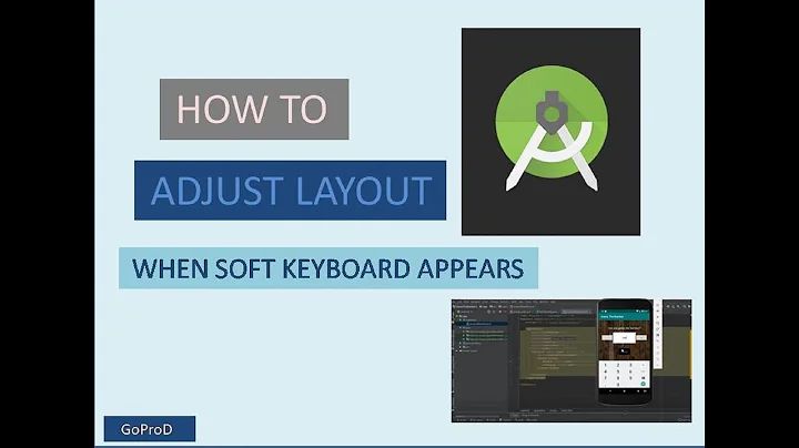 How to Adjust Layout When Soft Keyboard Appears[Android Studio Problems for Beginners]