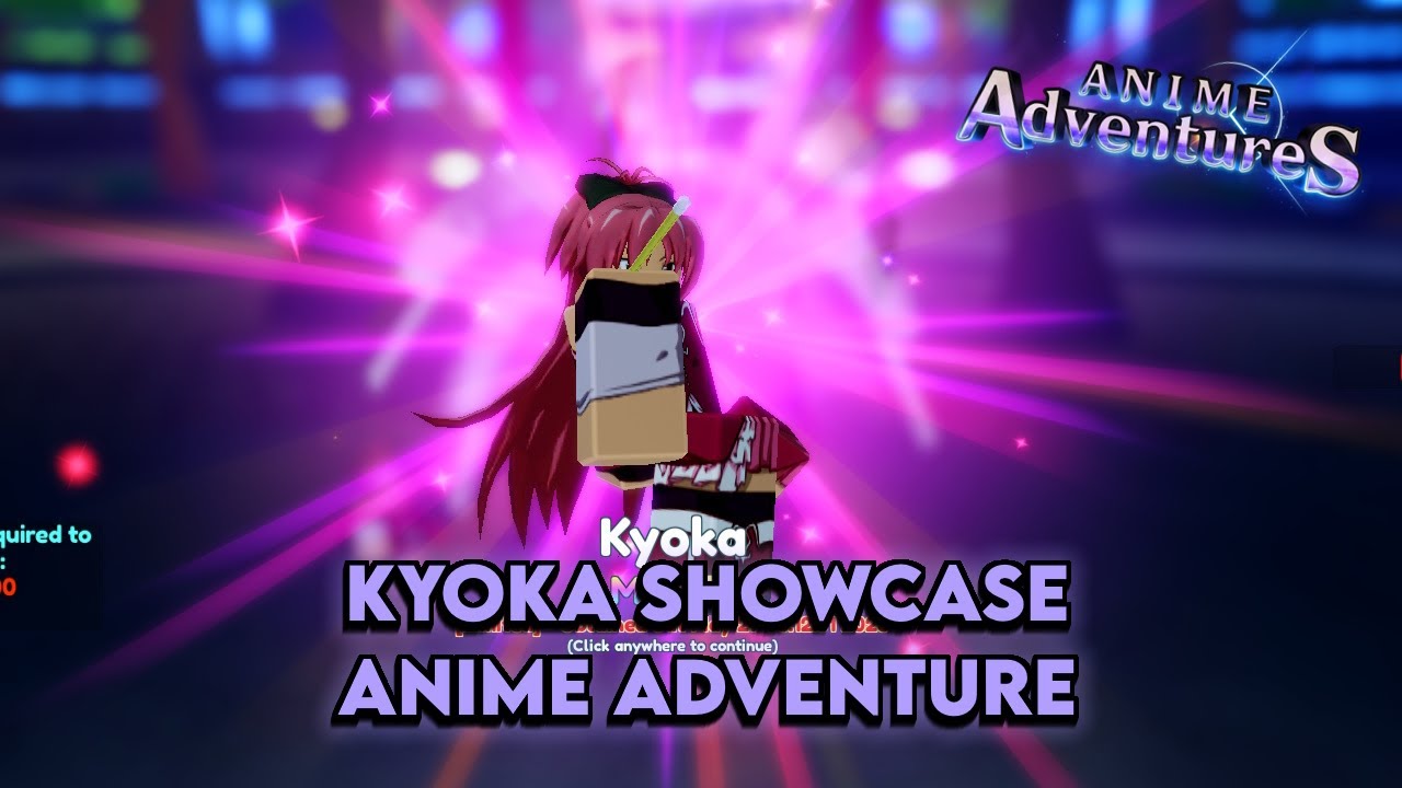 Anime Adventure New Event Unit Kyoka Showcase - Roblox 