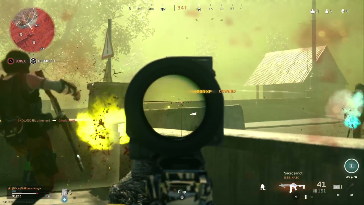 Team Leaves & I Win Frank The Rabbit Warzone