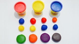 Learn Colors Using Play Doh ▻ Mix 