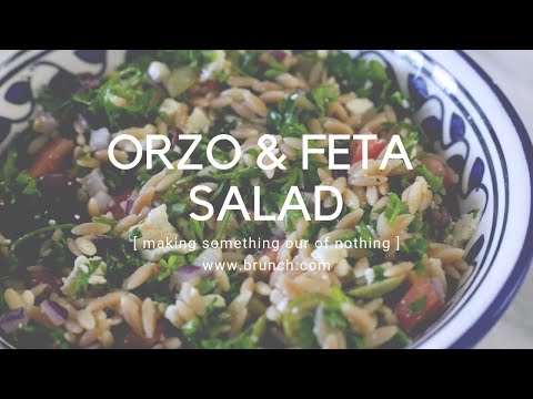 How to Make Something Out of Nothing II Orzo & Feta Salad 🥗 Black Bean & Corn Salad