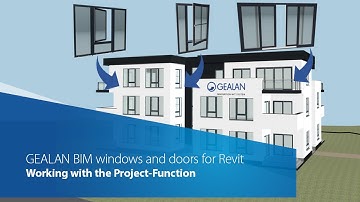 GEALAN BIM windows and doors for Revit - Part 3 | Working with the Project-Function