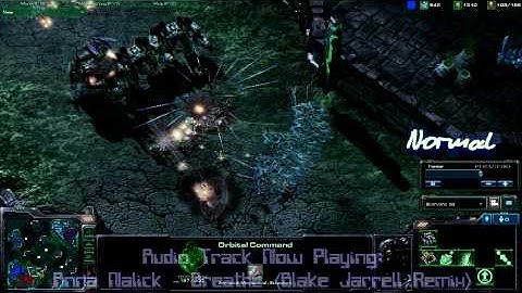 Starcraft 2 Beta 2v2 Match HD 1080P (terran+protoss vs terran+protoss)