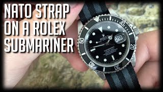 Rolex Submariner on a NATO Strap