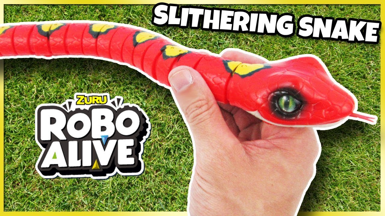 ZURU Robo Alive Scarlet King Slithering Snake Battery-Powered Robotic Toy 