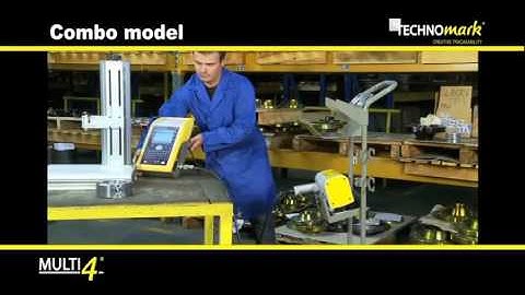 Technomark new generation of Multi4 COMBO dot peen marking machine!