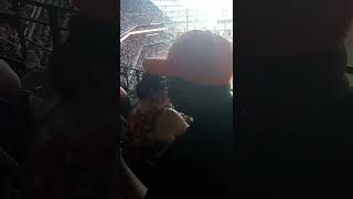 Irate Astros Fan verbally attacking Sox Chic for cheering.