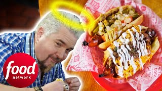 Guy Hears “Hot Dog Angels” After Trying This Chef’s Heavenly Dishes | Diners, Drive-Ins \& Dives