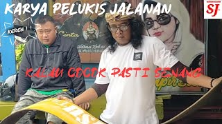 Gaya tulisannya kurang menarik, diganti SENIMAN JALANAN jadi Menarik 😁👍❤️