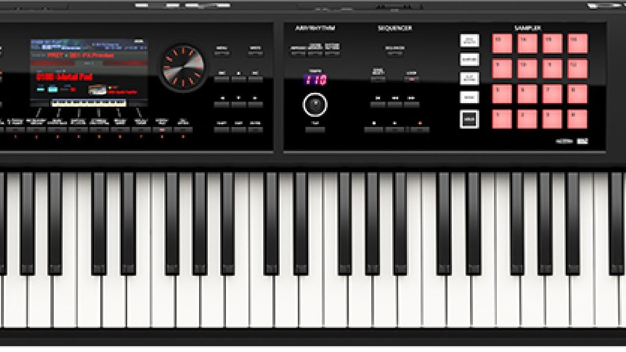 ROLAND FA 06 07 08 - Captação Ambiente - Teclado Workstation Sintetizador