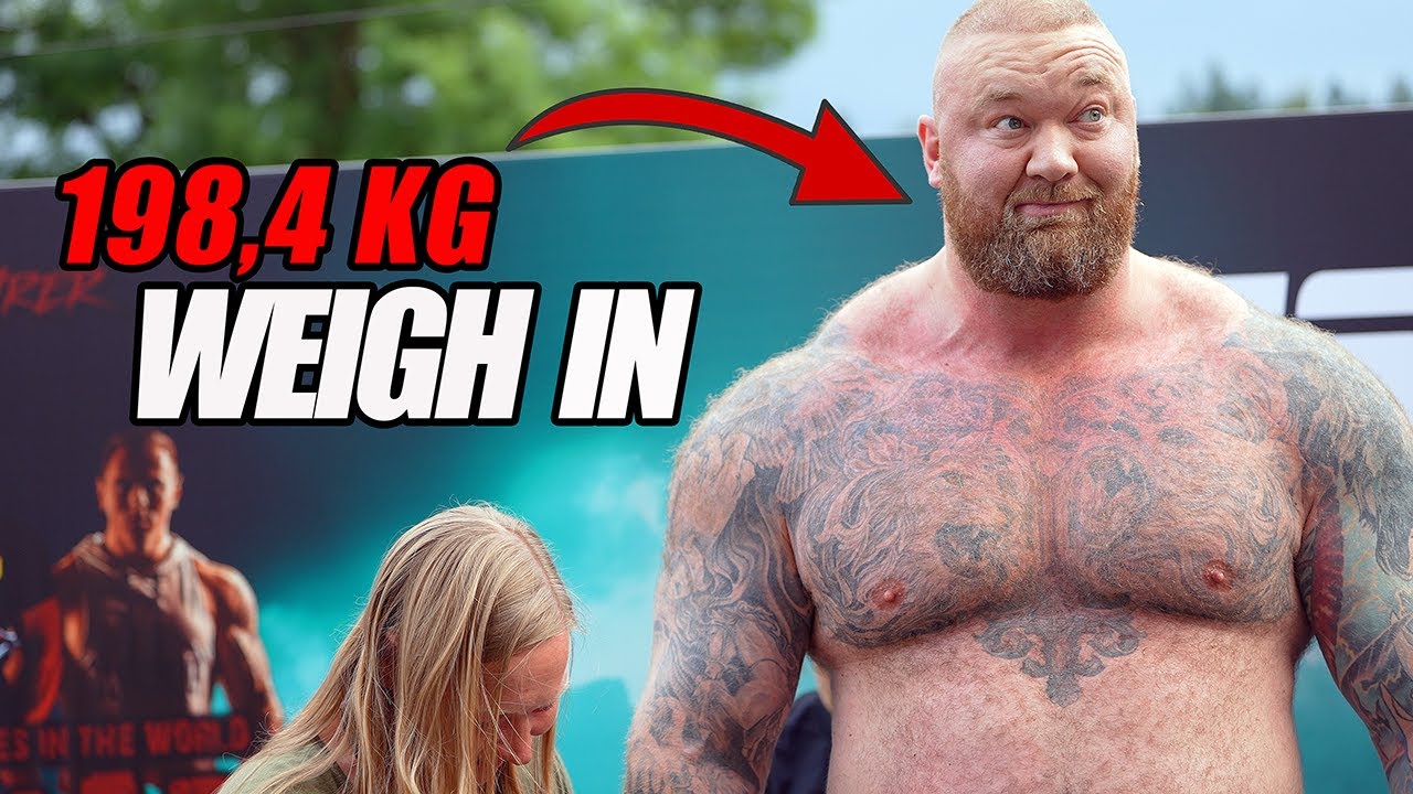 Official Weigh In EISENHART 2025 / Hafthor Bjornsson 198,4 kg