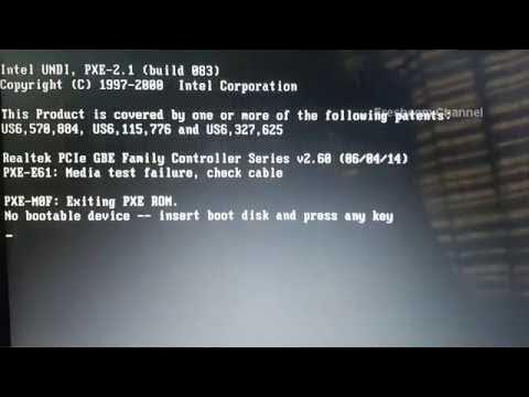 No bootable device --Insert boot disk and press any key || No Booting  Windows, Laptop Lenovo Ideapad - YouTube