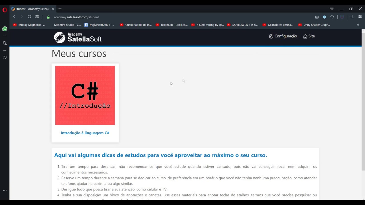 Curso Free - Introdução a Linguagem C# - YouTube