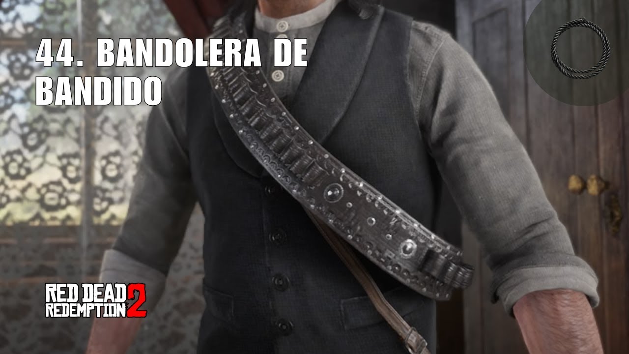 RDR2 BANDOLERA DE BANDIDO: Ubicación y Compendio | Guía de Equipo #044 ...