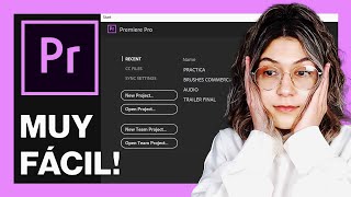 COMO CREAR UN NUEVO PROYECTO EN ADOBE PREMIERE PRO [PASO A PASO] + en UN MINUTO!🔴😱