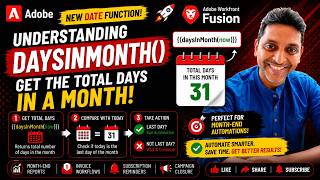 Understanding daysInMonth() in Adobe Workfront Fusion | Month-End Automation Explained