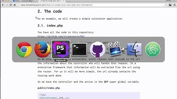 How to create your own MVC PHP Framework Tutorial (Updated)