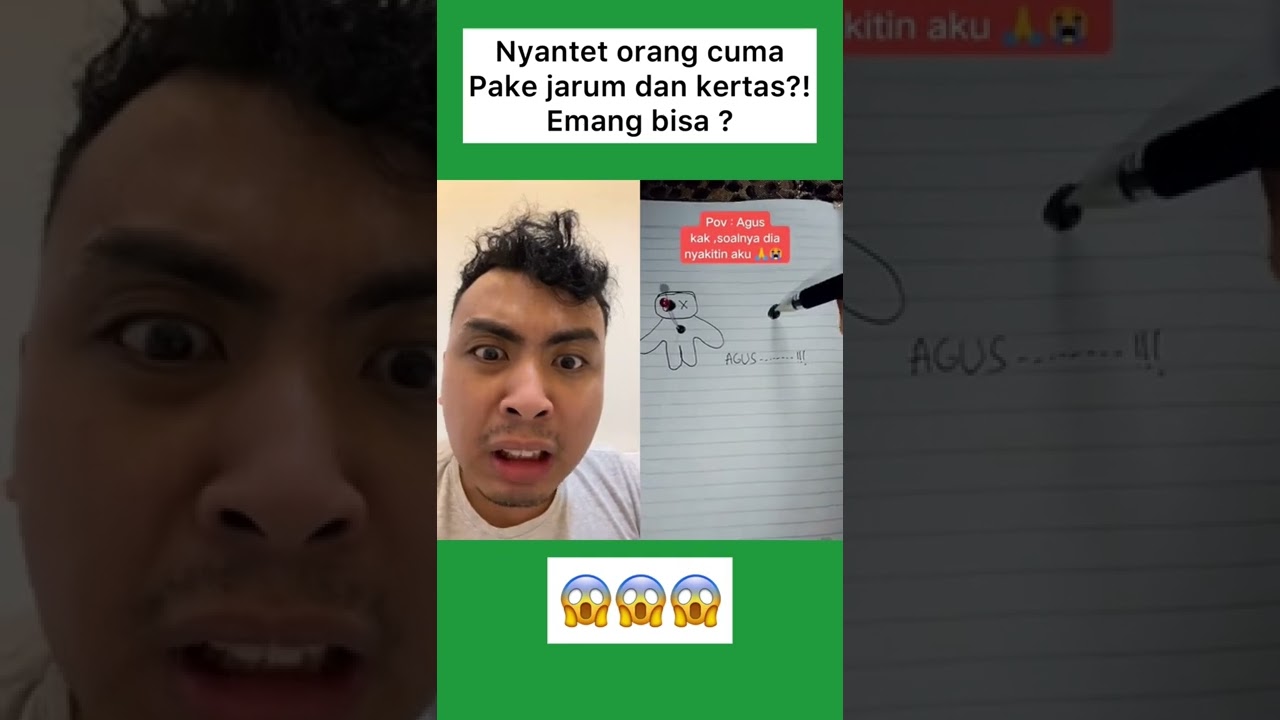 Nyantet orang cuma pake jarum dan kertas?! Emang bisa? 😱😱😱 