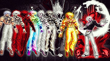 [KOF Mugen] Orochi Iori XIII WF LV 12 Vs Multi Bosses Orochi Team