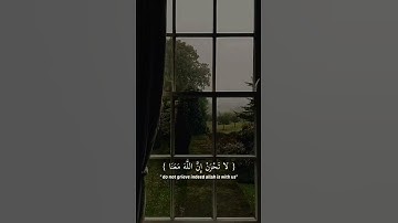 #لا تحزن ان الله معنا#سورة#التوبة#قرآن#هداية