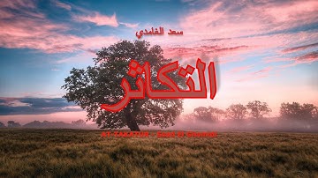 102 - سورة التكاثر - سعد الغامدي - Sourate AT-TAKATUR - Saad El Ghamidi