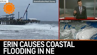 Hurricane Erin's Waves and Coastal Flooding in Northeast