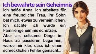 „Ich habe die Wahrheit über ihren Sohn verborgen 😢| Learn German Through Story | German A1 Listening screenshot 3