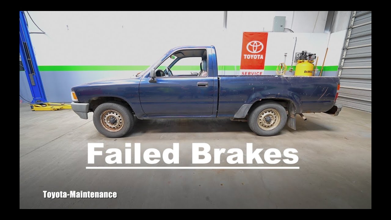 Грузовик Toyota без тормозов