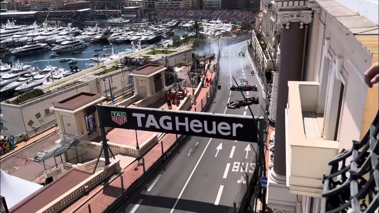 Sergio Perez Monaco Crash 2024