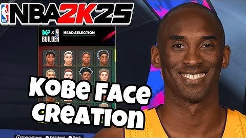 Kobe Bryant Face Creation in NBA 2K25