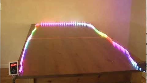LED Light Strip Demo - Dream Color - 5050 - RGB - 150LED - 6803 Chip - 94 Programs