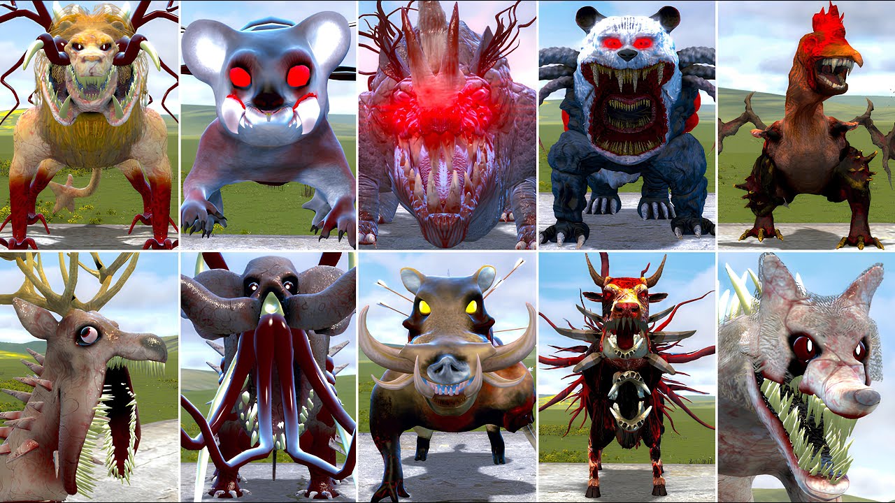 NEW ALL ZOOCHOSIS MUTANT ANIMALS In Garry's Mod! - YouTube