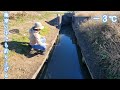 真冬の排水路で釣りをしたら厳しい現実が待っていた…