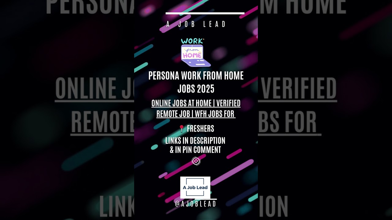 rewrite this title Persona Work From Home Jobs 2025 | Online Jobs At Home #btechjobs #freshershiring #freshersjobs rewrite this title Persona Work From Home Jobs 2025 | Online Jobs At Home #btechjobs #freshershiring #freshersjobs