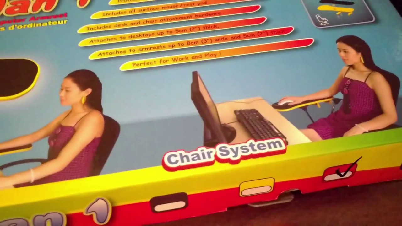 Restman 1 Ergonomic Armrest/Mousepad Ad